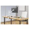 Image de Neomounts DS60-425WH1 - Kit de montage (bras articulé) - pleine action - pour moniteur - acier - blanc - Taille d'écran : 17"-27" - montrable sur bureau