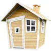 Image de Maisonnette En Bois Fsc  Maison De Jeux Pour L'extérieur / Jardin En Marron & Blanc  Maisonnette / Cabane De Jeu Avec Des Fenêtres - Axi Alice