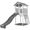 Image de Axi Structure De Jeu Beach Tower Blanc Gris Avec Toboggan Gris