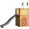 Image de Tour De Jeux Avec Toboggan Gris  Aire De Jeux Pour L'extÃ©rieur  Maisonnette / Cabane De Jeu En Bois Fsc - Axi Arthur