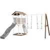 Image de Pragma Axi Beach Tower With Double Swing Brown/White - Toboggan Gris