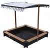 Image de AXI Lily Bac a sable avec toit Anthracite Marron