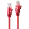 Image de Lindy - Cordon de raccordement - RJ-45 (M) pour RJ-45 (M) - 5 m - UTP - CAT 6 - moulé sans crochet bloqué - rouge