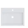 Image de Lavabo SPRING VOW RIHO 60x46x8 cm en composite de marbre-Blanc-Blanc-60 --
