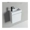 Image de Lavabo SPRING VOW RIHO 40x20x8 cm en composite de marbre-Blanc-Blanc-40 --