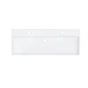 Image de Lavabo SPRING RISE RIHO 100x46x12 cm 2 trous en céramique-Blanc-Blanc-100 --