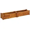 Image de vidaXL Lit surélevé de jardin Bois d'acacia 150x30x25 cm42567