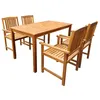 Image de vidaXL Ensemble à manger d'extérieur 5 pcs Bois d'acacia solide42622