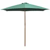 Image de Vidaxl Parasol Avec Poteau En Bois 270 X 270 Cm Vert