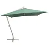 Image de vidaXL Parasol 300 x 300 cm Poteau en Aluminium Vert