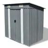 Image de vidaXL Abri de jardin Métal Gris42982