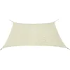 Image de vidaXL Voile De Parasol Pehd Carré 2 X 2 M Crème Vidaxl Vidaxl