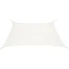 Image de vidaXL Voile De Parasol Pehd Carré 2 X 2 M Blanc