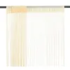 Image de vidaXL Rideau en fils 2 pcs 140 x 250 cm Crème