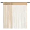 Image de vidaXL Rideau en fils 2 pcs 100 x 250 cm Beige132404
