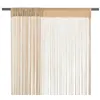 Image de vidaXL Rideau en fils 2 pcs 140 x 250 cm Beige132405