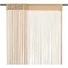 Image de Vidaxl Rideau En Fils 2 Pcs 140 X 250 Cm Beige