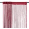 Image de vidaXL Vidaxl Rideau En Fils 2 Pcs 100 X 250 Cm Bordeaux