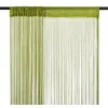 Image de vidaXL Rideau en fils 2 pcs 100 x 250 cm Vert132412