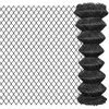 Image de vidaXL Clôture à mailles Acier 25 x 1,25 m Gris
