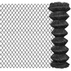 Image de vidaXL Clôture À Mailles Acier 25 X 1,25 M Gris