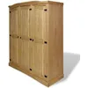 Image de vidaXL Garde-Robe Pin Mexicain Gamme Corona 3 Portes