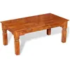 Image de vidaXL Table basse Bois massif 110 x 60 x 45 cm