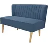 Image de vidaXL Canapé 117x55,5x77 cm Tissu Bleu 244072