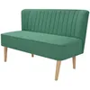 Image de CanapÃ© 117 X 55,5 X 77 Cm Tissu Vert