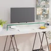 Image de vidaXL Vidaxl Meuble Tv/Pour Moniteur 100x30x13 Cm Verre Transparent