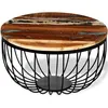 Image de vidaXL Table basse Bois de récupération massif244230