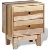 Image de vidaXL Table de chevet Bois de récupération massif