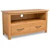 Image de vidaXL Meuble TV 90x35x48 cm bois de chêne massif244466