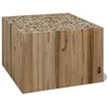 Image de vidaXL Table basse Teck authentique 50x50x35 cm244555
