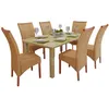 Image de vidaXL Chaises à manger lot de 6 marron rotin naturel274203
