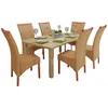 Image de vidaXL Vidaxl Chaises De Salle À Manger 6 Pcs Marron Rotin Naturel