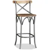 Image de vidaXL Vidaxl Tabouret De Bar Bois De Manguier Massif