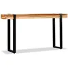 Image de vidaXL Table console Bois de récupération massif réglable