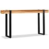 Image de vidaXL Vidaxl Table Console Bois De Récupération Massif Réglable