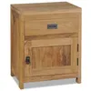 Image de Table De Chevet Teck Massif 40 X 30 X 50 Cm