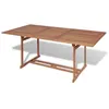 Image de vidaXL Table de jardin 180x90x75 cm Bois de teck solide43034