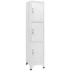 Image de vidaXL Armoire à casier avec 3 compartiments 38x45x180 cm