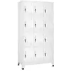 Image de vidaXL Armoire à casier avec 12 compartiments 90x45x180 cm 244476