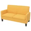Image de vidaXL Canapé à 2 places 244721 cm jaune244710