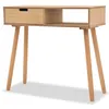 Image de vidaXL Table console Bois de pin massif 80 x 30 x 72 cm Marron244739