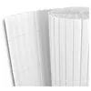 Image de vidaXL Clôture de jardin Double face 90 x 300 cm Blanc
