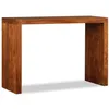 Image de vidaXL Table console Bois massif avec finition miel 110x40x76 cm244671