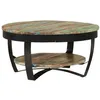 Image de vidaXL Table basse Bois massif de récupération 65x32 cm244674
