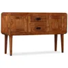 Image de vidaXL Buffet Bois massif avec finition miel 120x30x75 cm