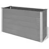 Image de vidaXL Lit surélevé de jardin WPC 150x50x91 cm Gris